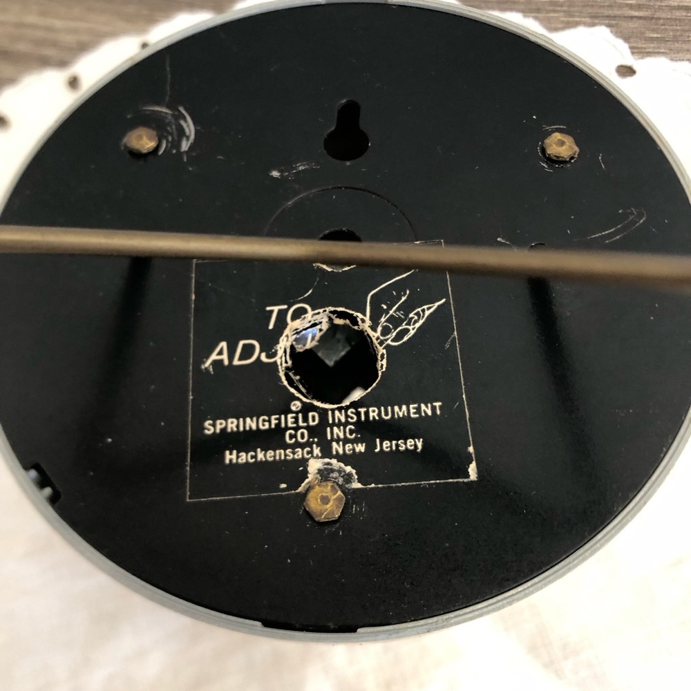 Vtg Springfield Instrument Co. Humidity Meter - Picture 5 of 8